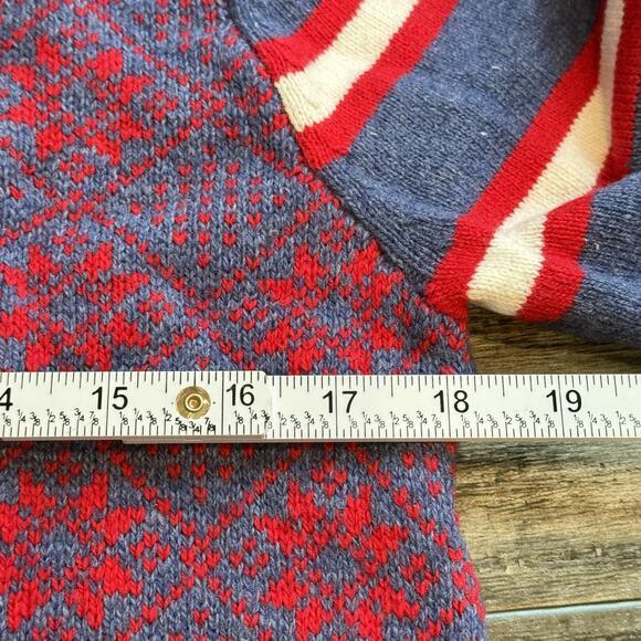 Tommy Hilfiger Sweater Womens Medium Snowflake Crewneck Pullover Wool Blend NEW - Picture 12 of 14